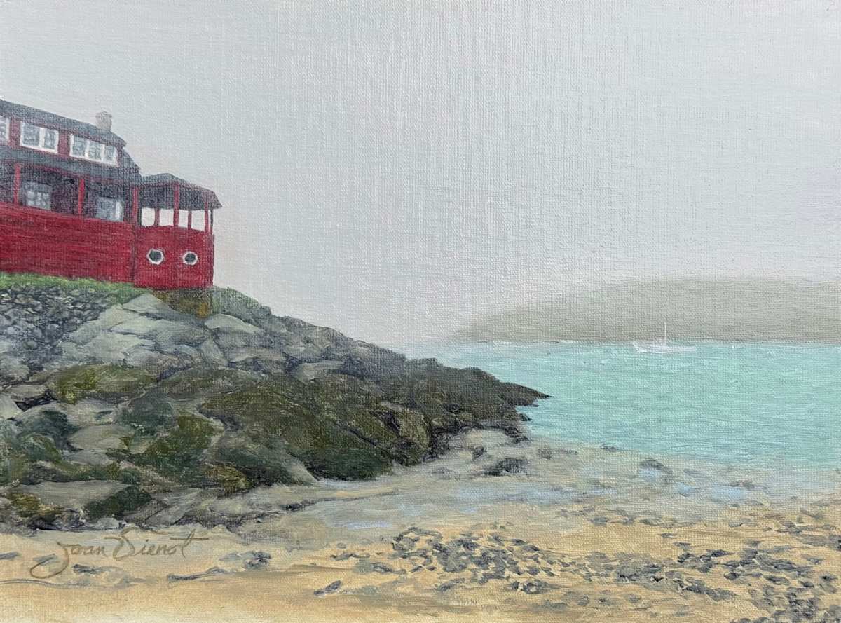 Swim Beach, Monhegan, After the Rain by Joan Vienot, Image 1.