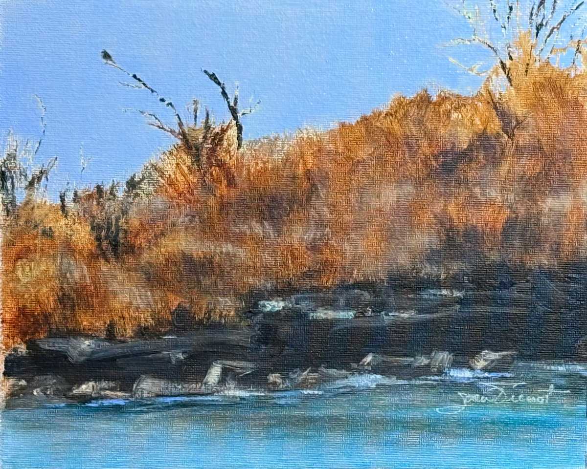 Winter Shore Brush by Joan Vienot, Image 2.