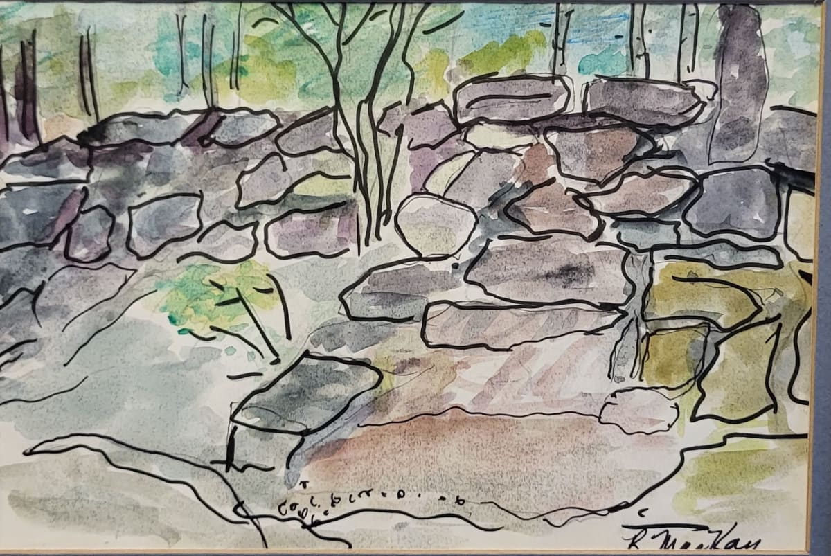Parkscape by Rhondda MacKay  Image: Plein air sketch at Andrew Haydon Park