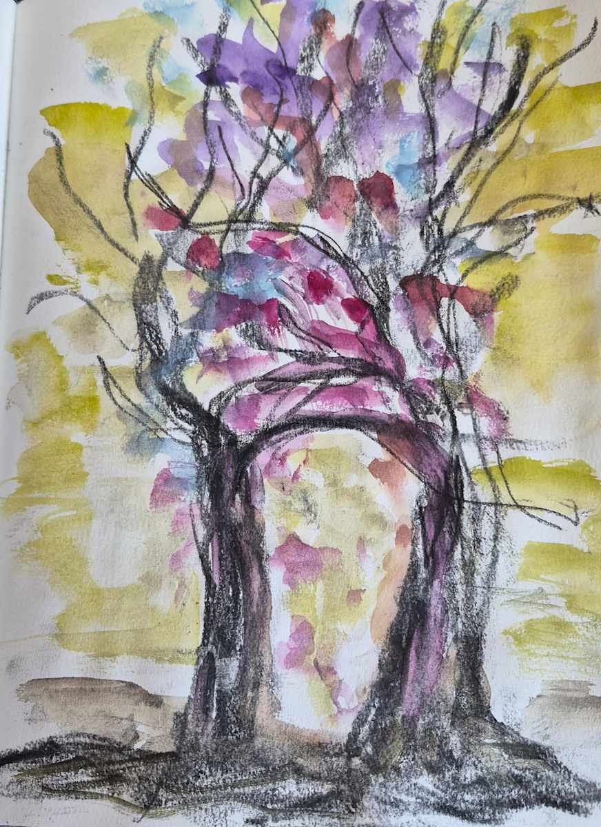 Trees embracing by Rhondda MacKay, Image 1.