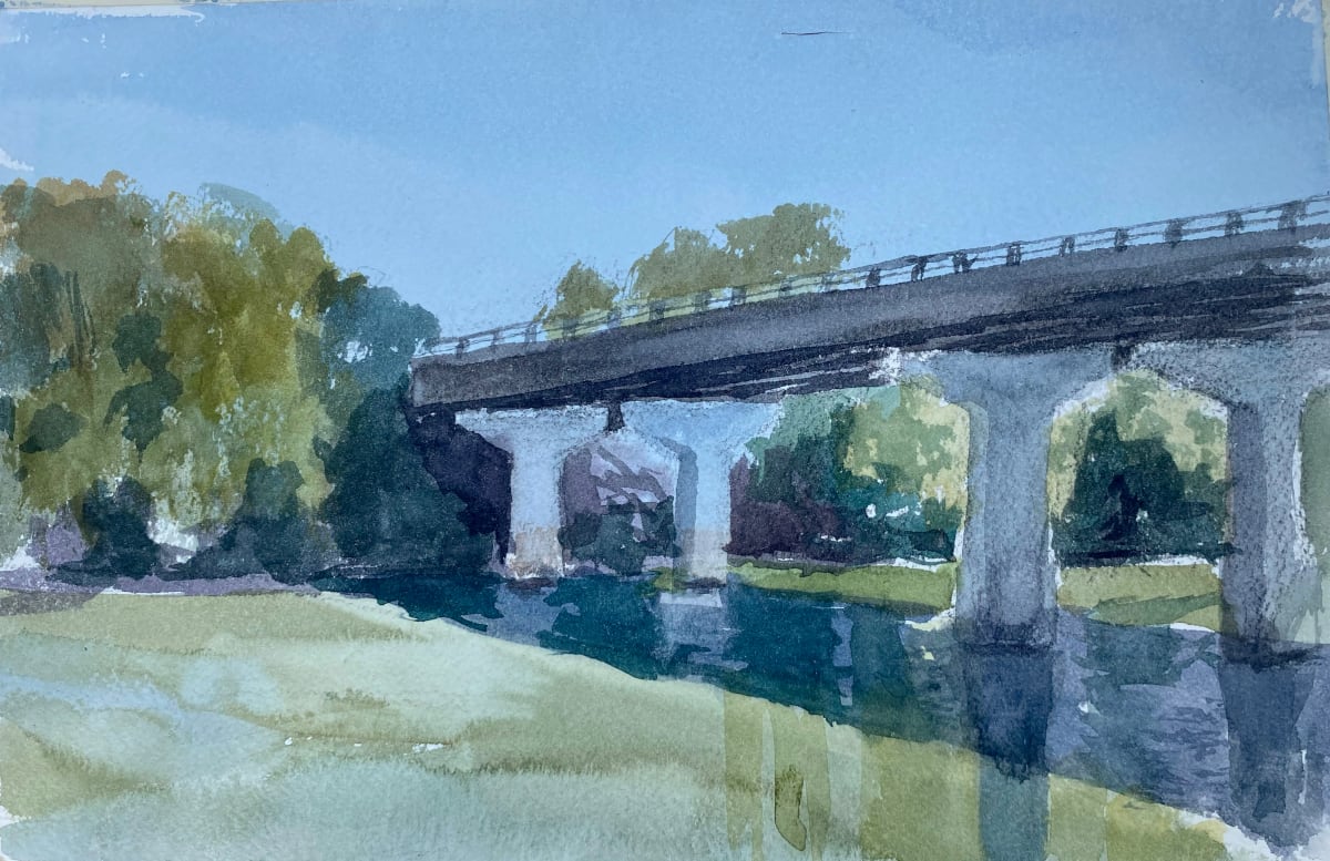 The Waco bridge in early October by Sean Oswald 
