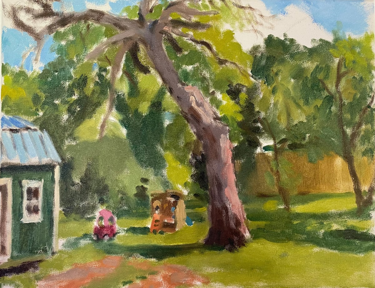 Backyard in June by Sean Oswald 