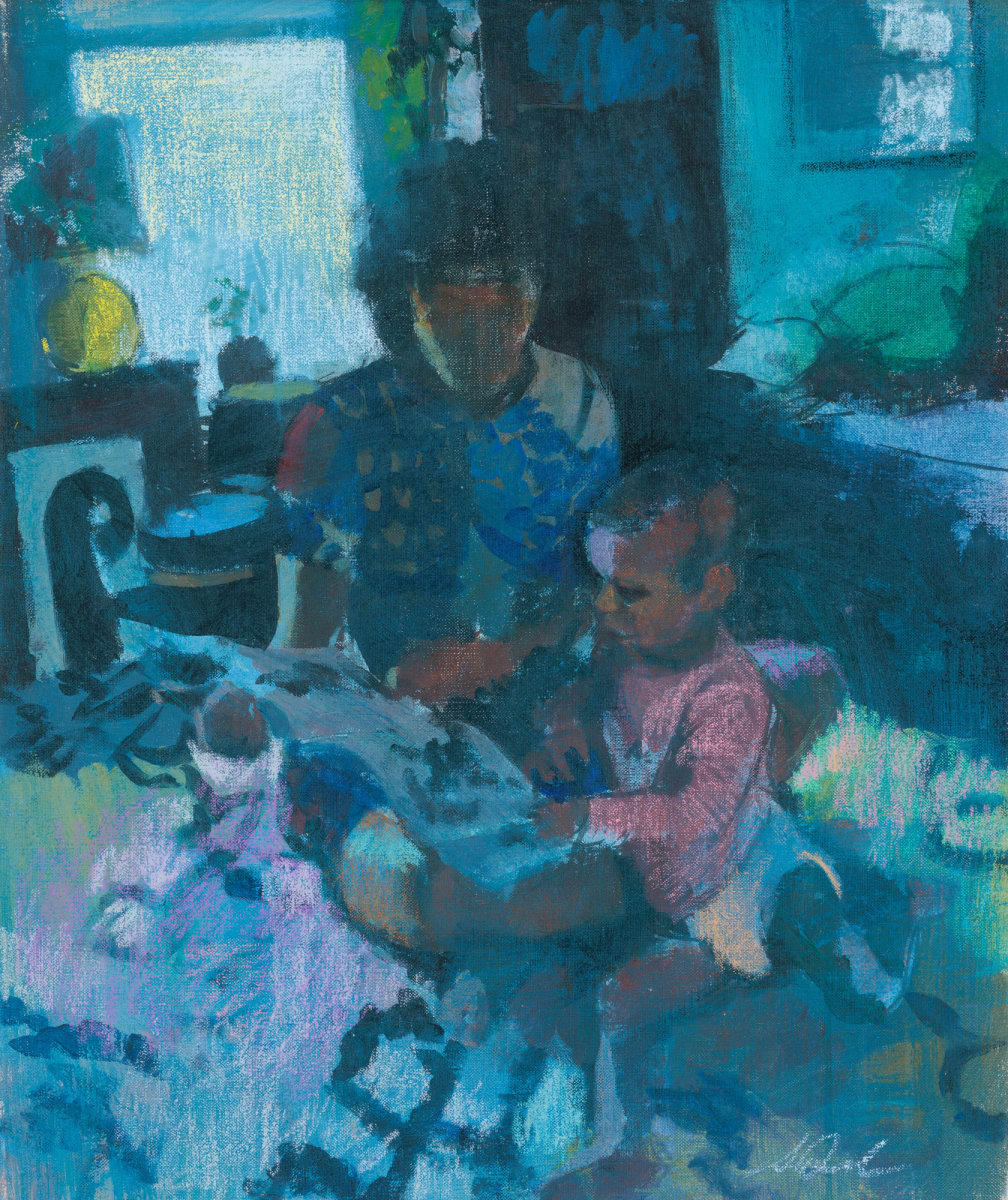 Mother and Child : Reading Lesson by Sean Oswald 