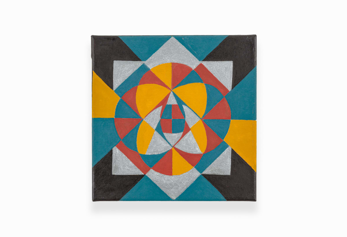 "Immanence" Series #4  "Hermetic Wheel" by Francine Hunter McGivern, Image 1.