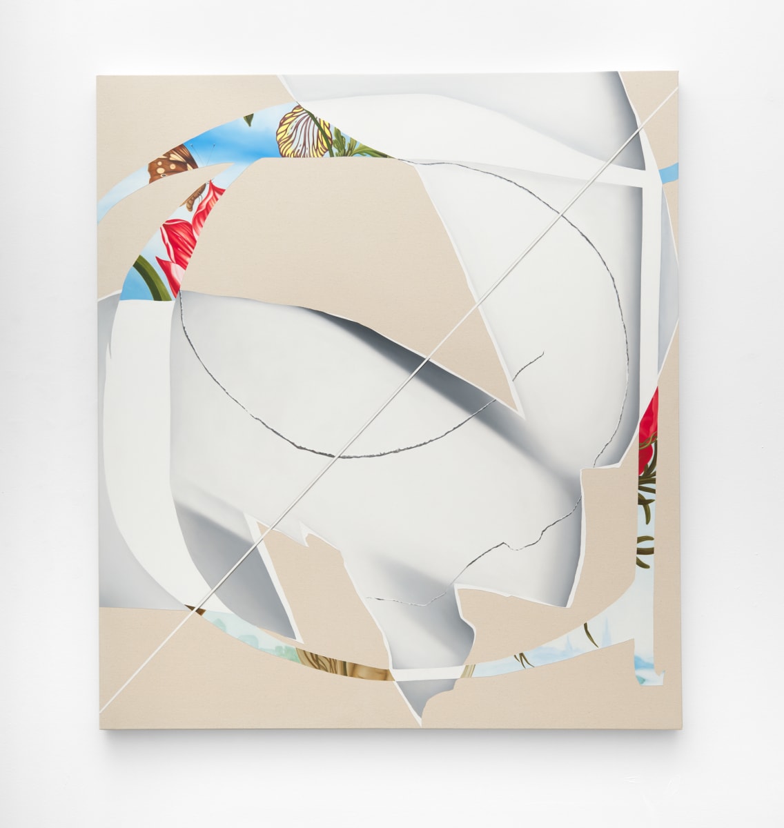 Cut/Through (After Ambrosius Bosschaert) by Evan Halter, Image 2.