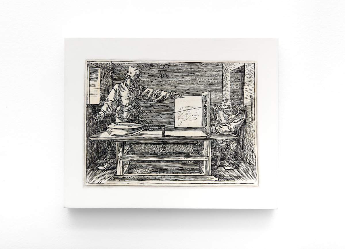 One to One (The Draughtsman of the Lute by Albrecht Dürer) by Evan Halter, Image 2.