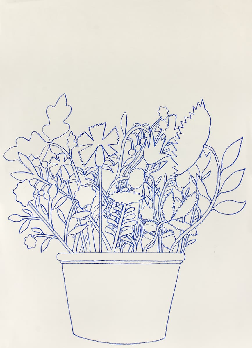 Blue Flowers by Matt LaFleur, Image 1.