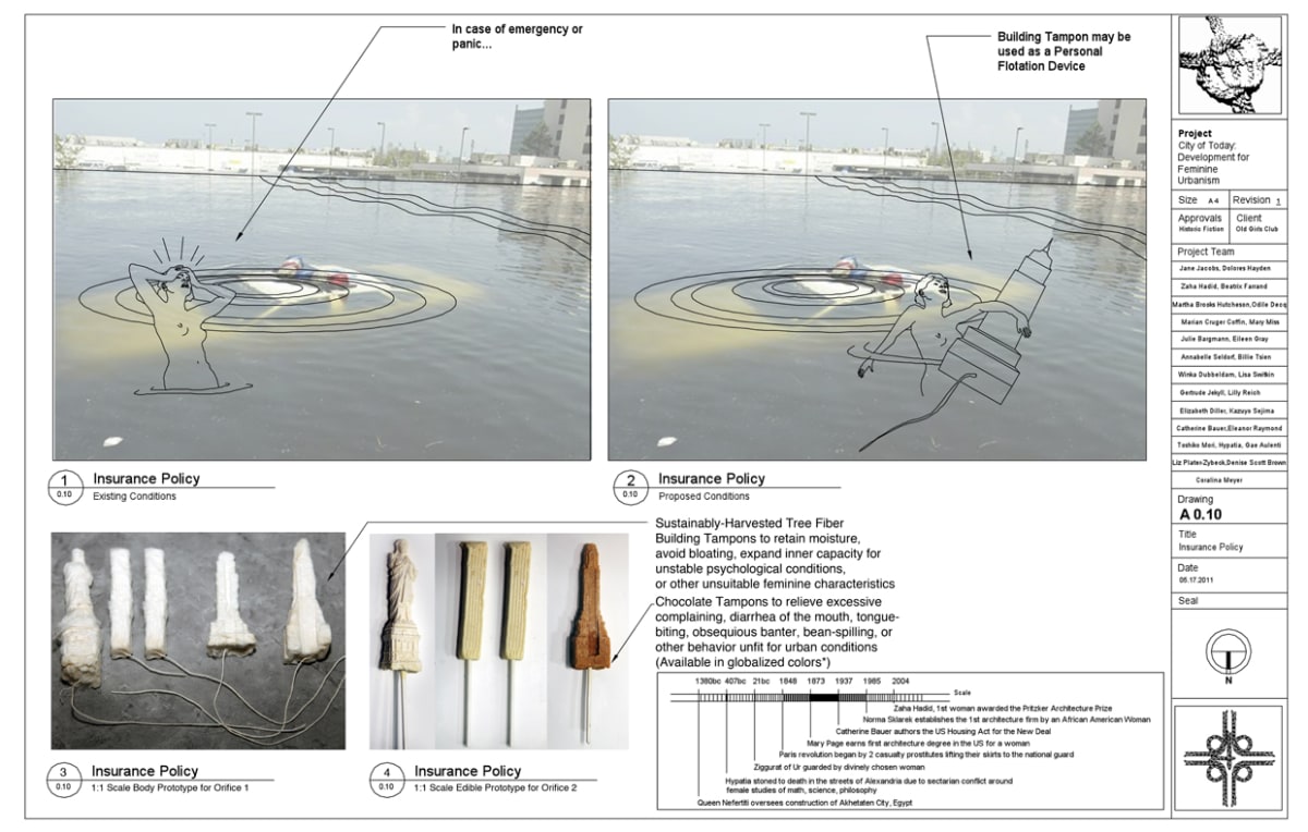 Building Tampons Insurance Policy (Identity Construction Documents) by Coralina Rodriguez Meyer 