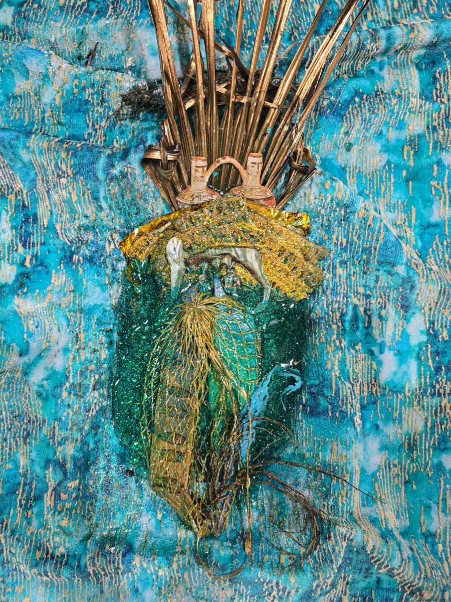 Origen del Mundo y Syncretismo (Entre la Puta Lupa y la Santa Chimu) by Coralina Rodriguez Meyer 