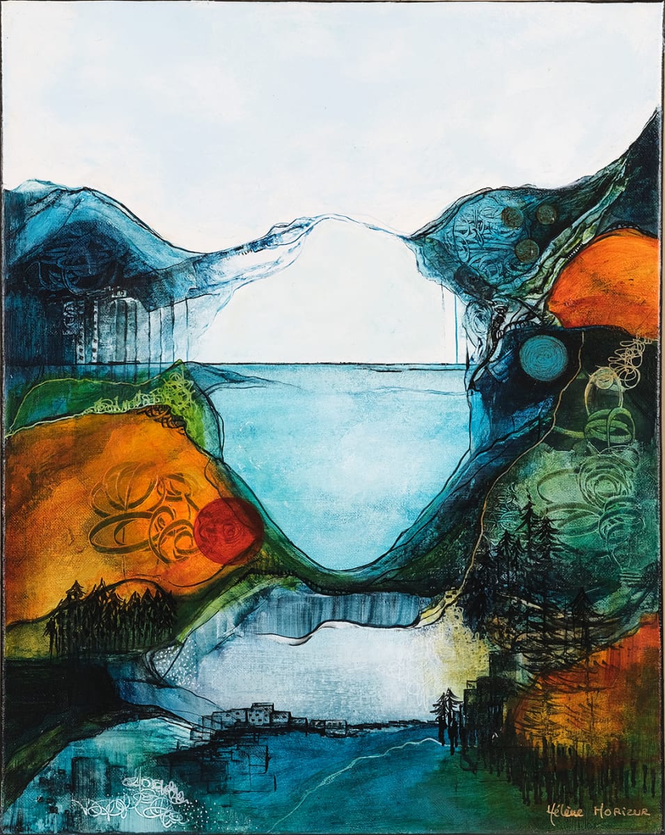 Blue water by Helene Morizur 