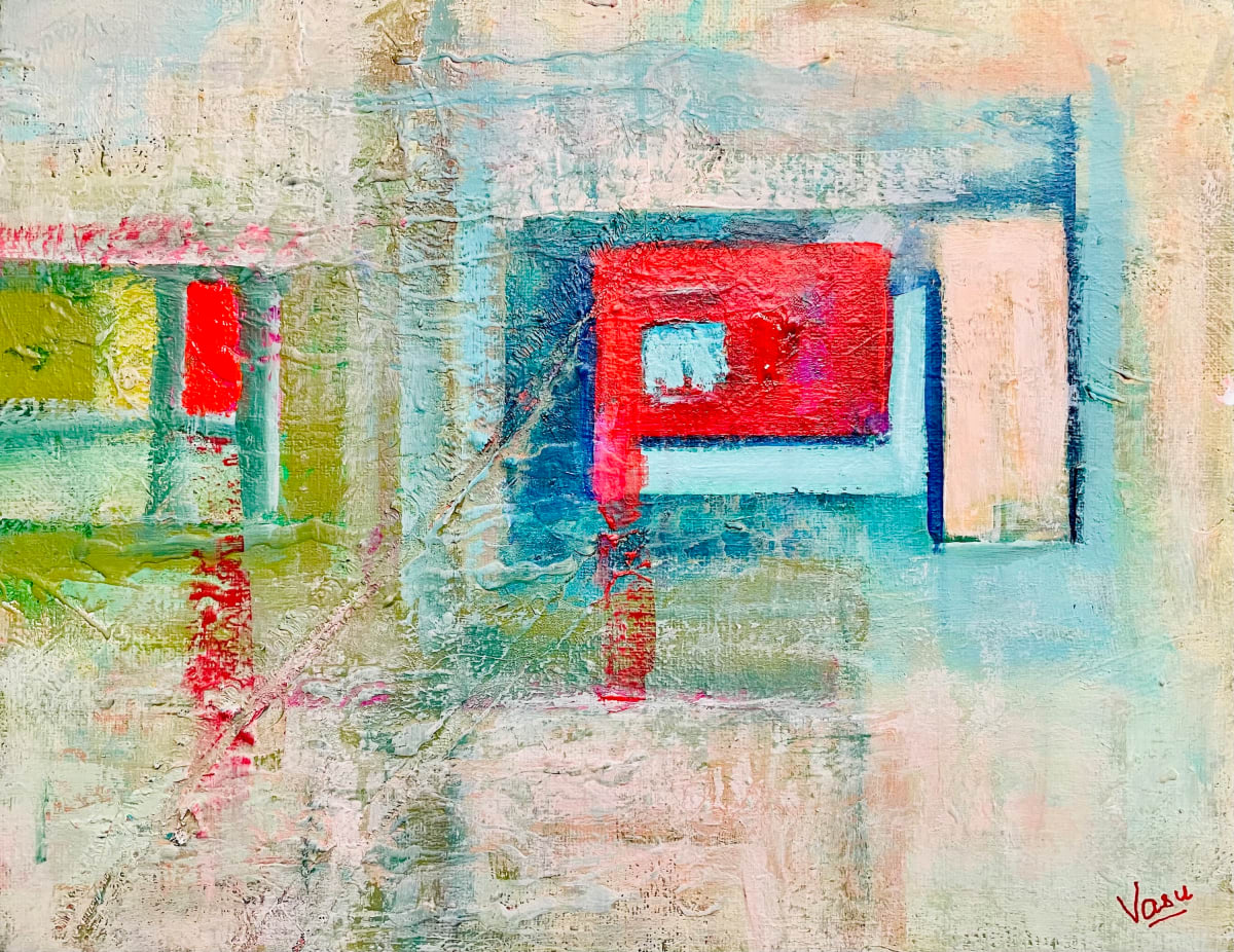 Windows by Vasu Tolia  Image: Bold areas of color invoking openings suggesting windows - to a structure or mind? You decide