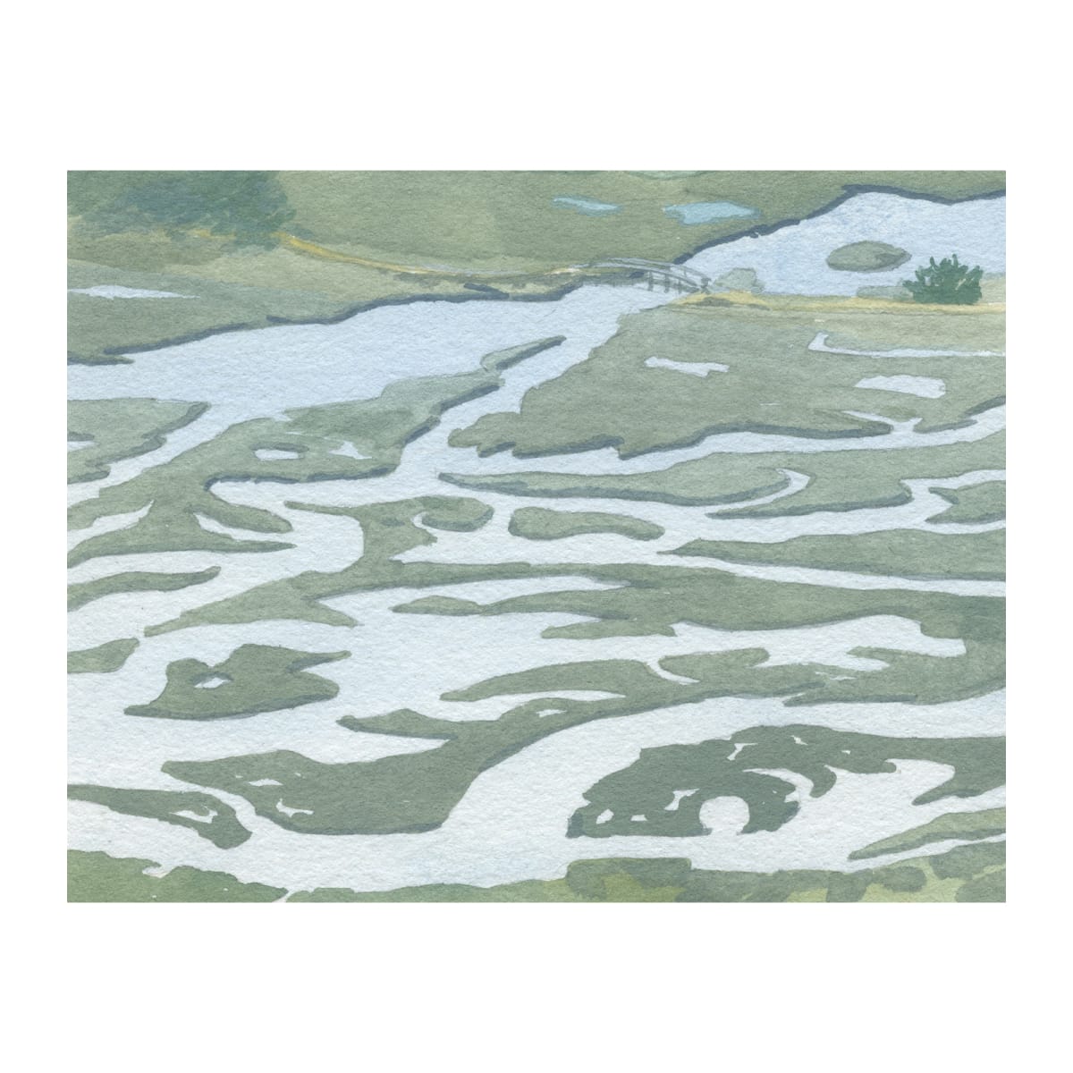 The path is clear at low tide by MaryEllen Hackett 
