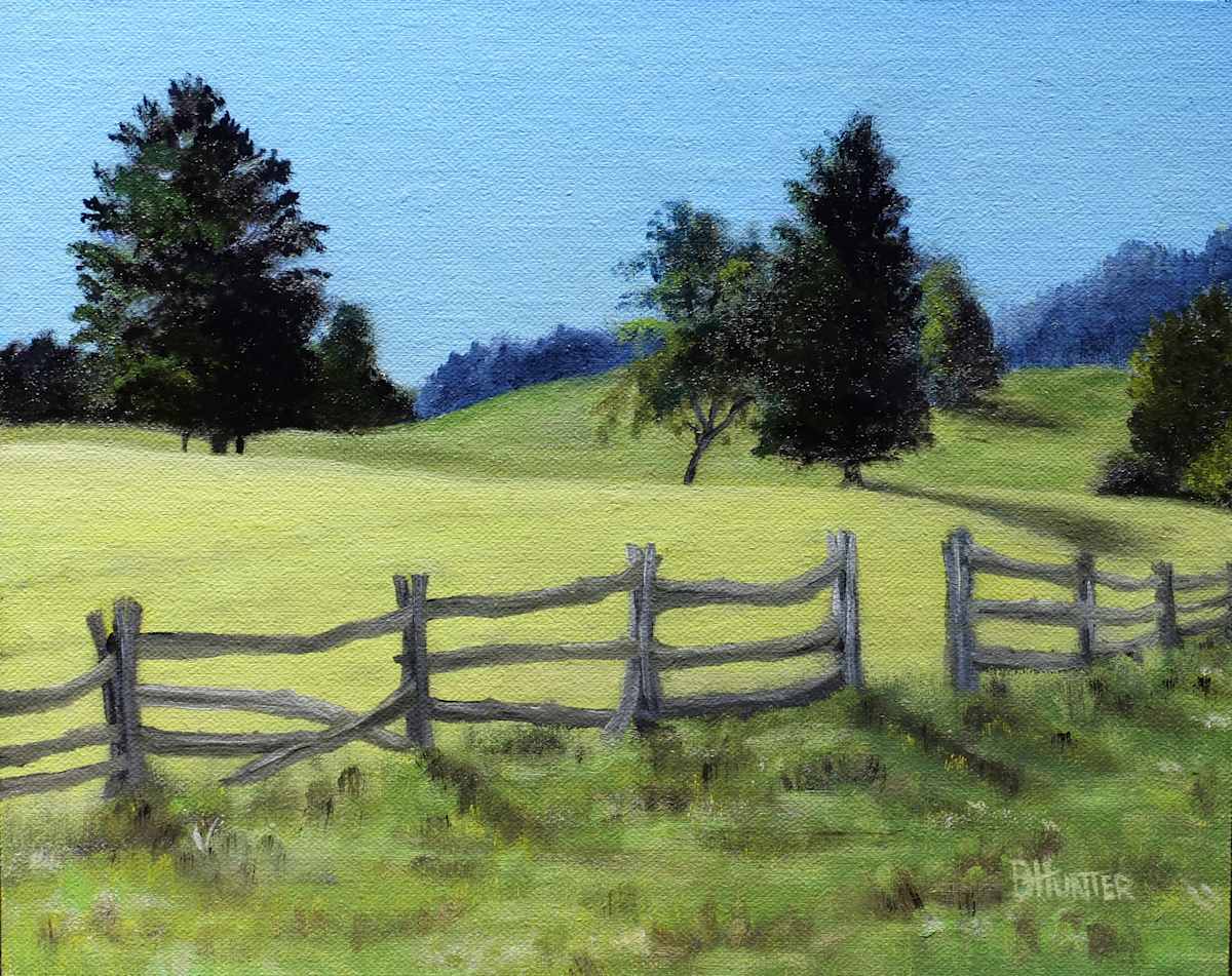Shenandoah Countryside [Price includes standard frame] by Barbara Hunter Fine Art, Image 1.