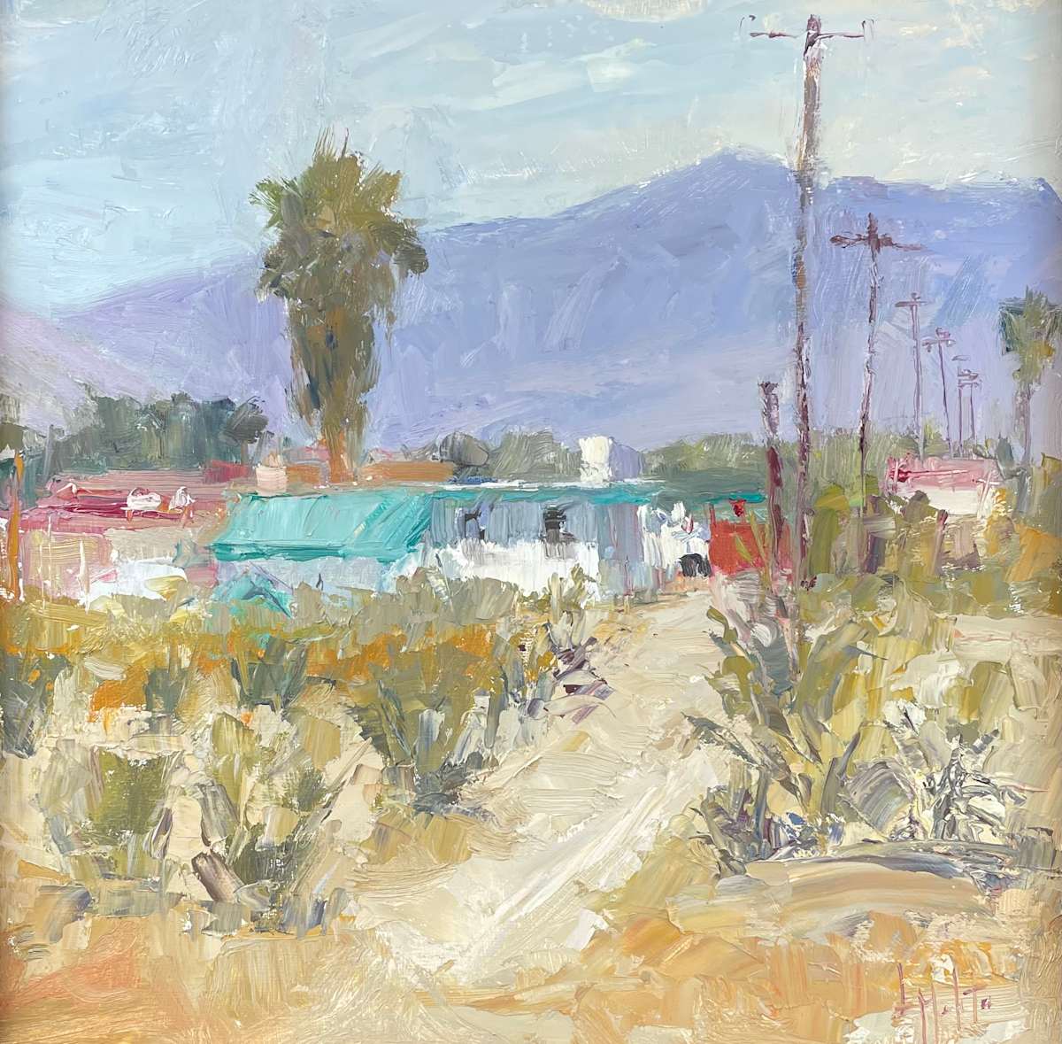 Off the Beaten Path, 12" x 12" by Lynn Mehta, Image 1.