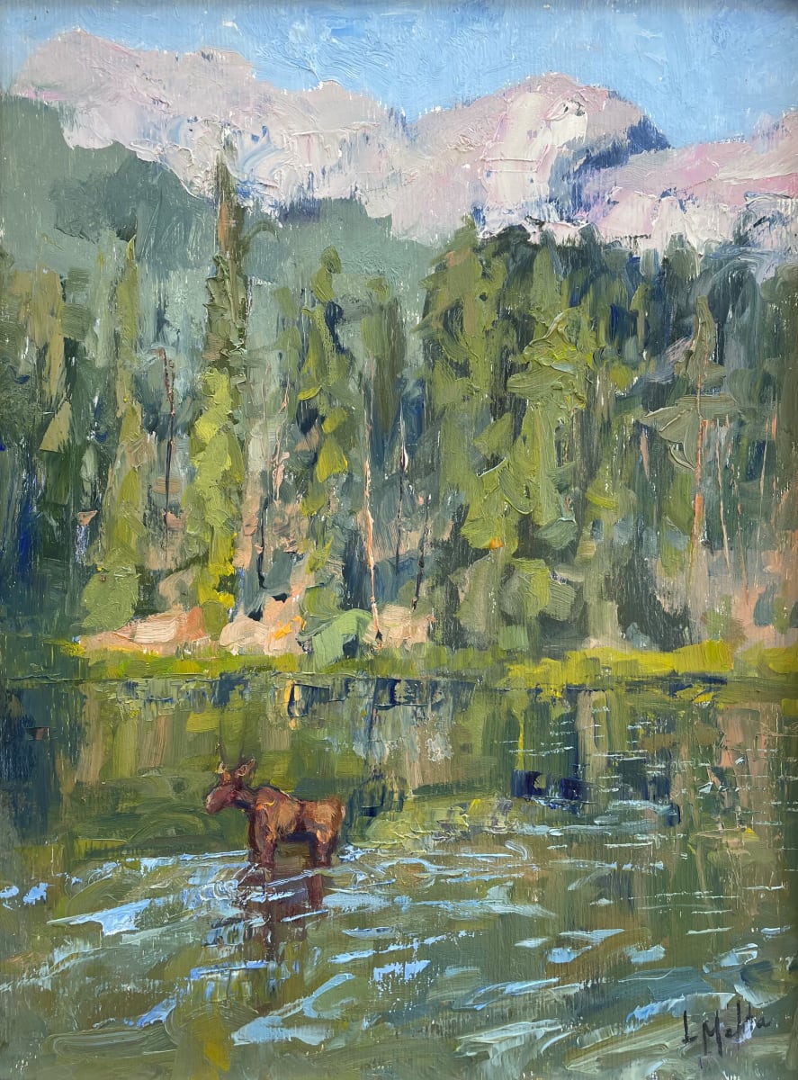 Northern Pond by Lynn Mehta  Image: Northern Pond, 14x11