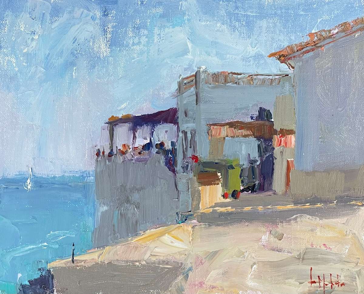 Cafe on the Mediterranean Sea by Lynn Mehta, Image 5.