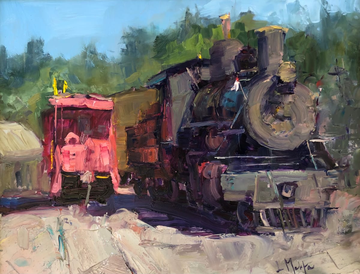 The Red Caboose by Lynn Mehta, Image 1.