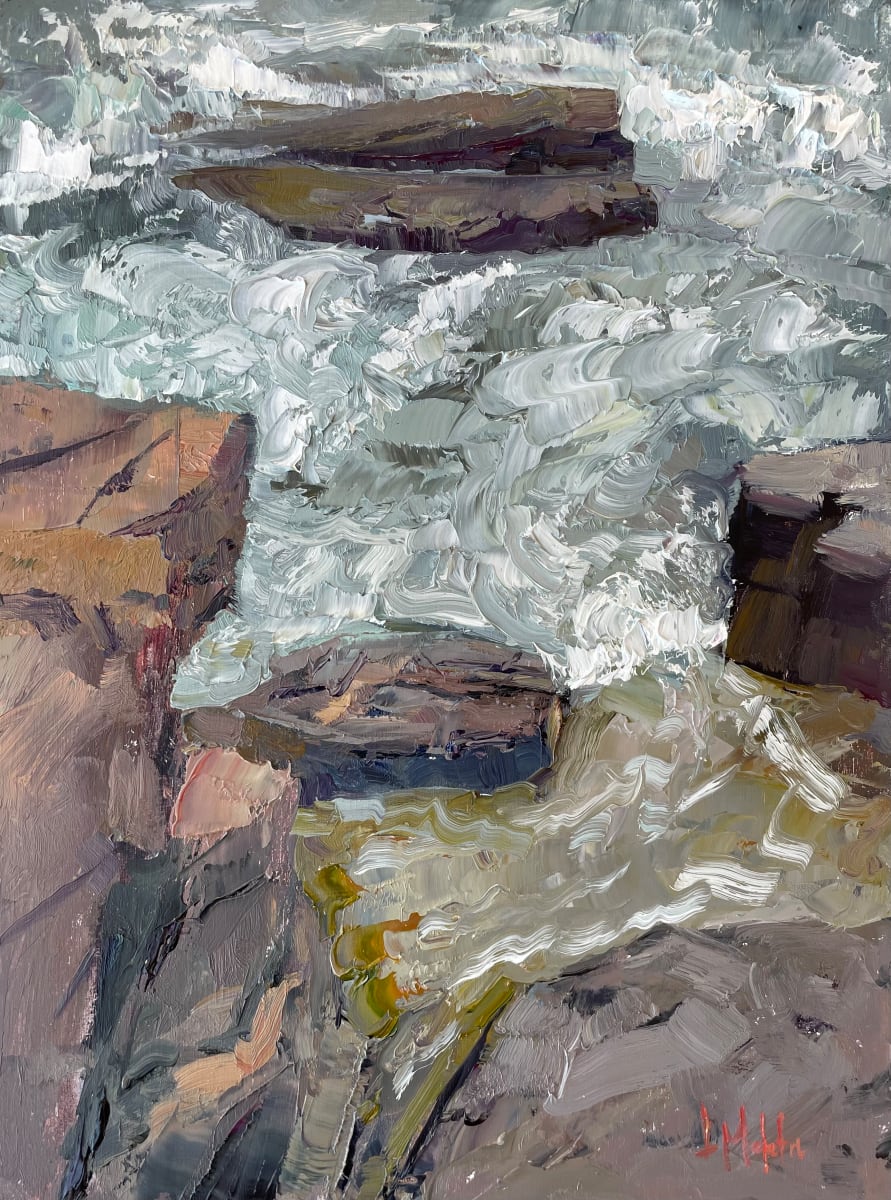 Ebbing Tide by Lynn Mehta  Image: Ebbing Tide, 12" x 9"