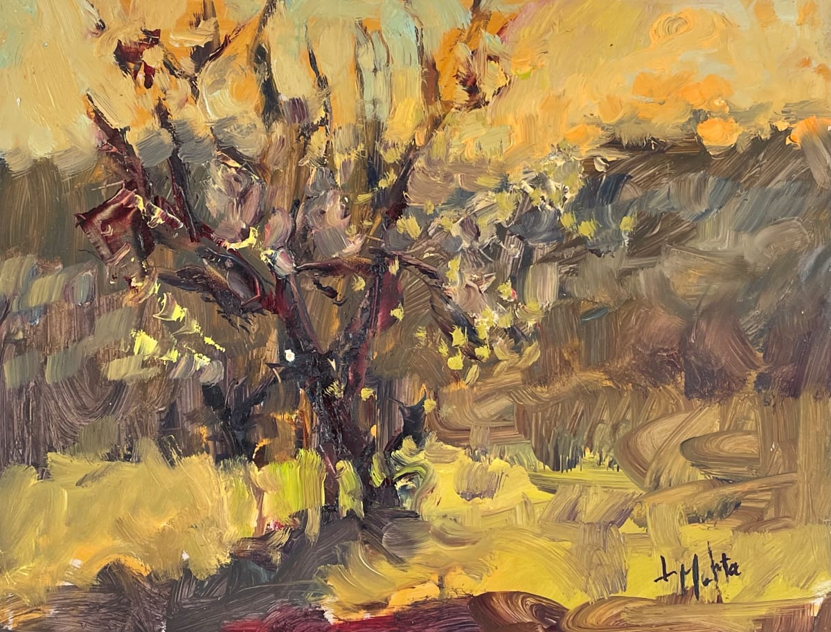 Autumn Light by Lynn Mehta  Image: Autumn Light, 8" x 10"