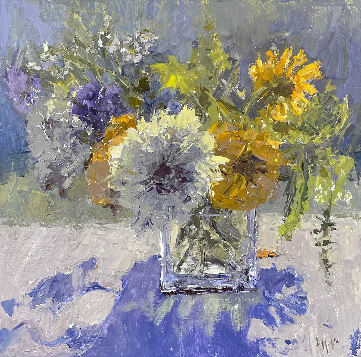 Light and Violet Shadows by Lynn Mehta 