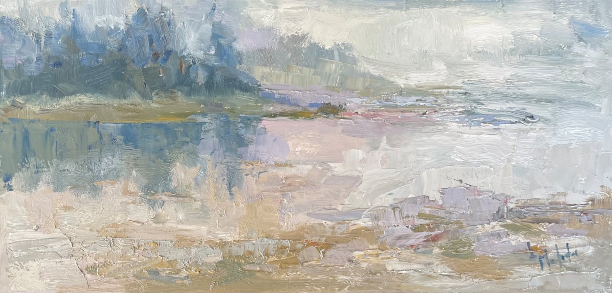 Foggy Morning by Lynn Mehta  Image: Foggy Morning, 6x12