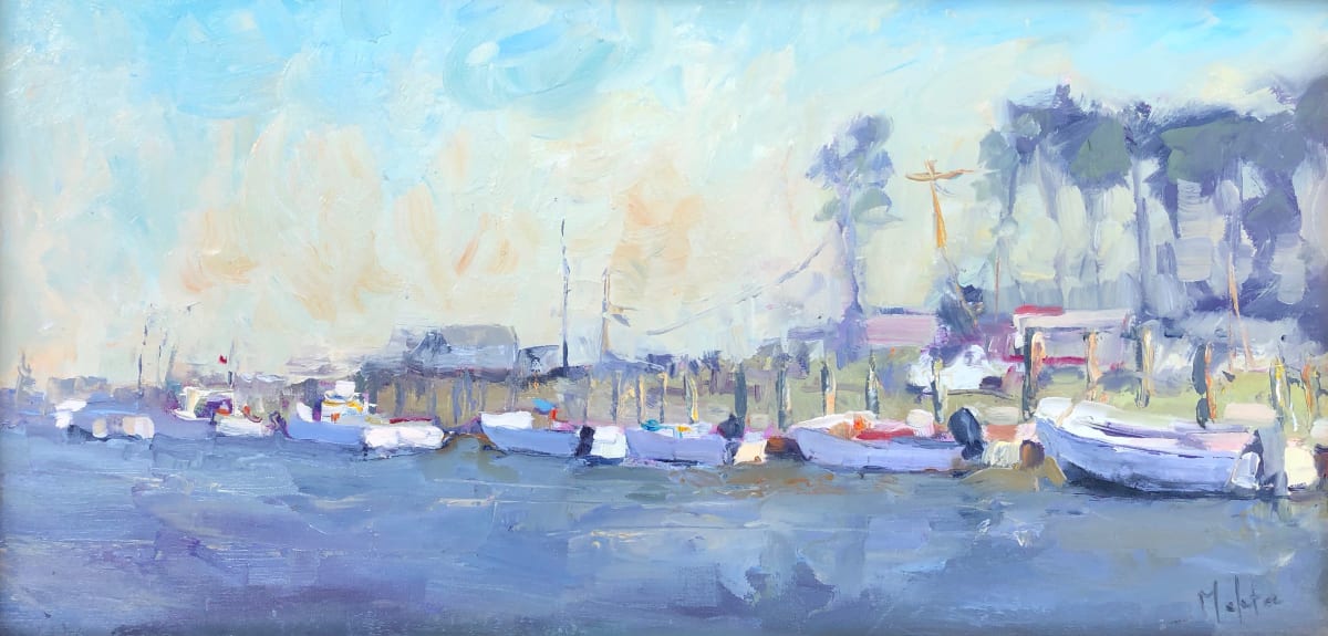 Working Boats Late Afternoon  Image: Working Boats, 10x20