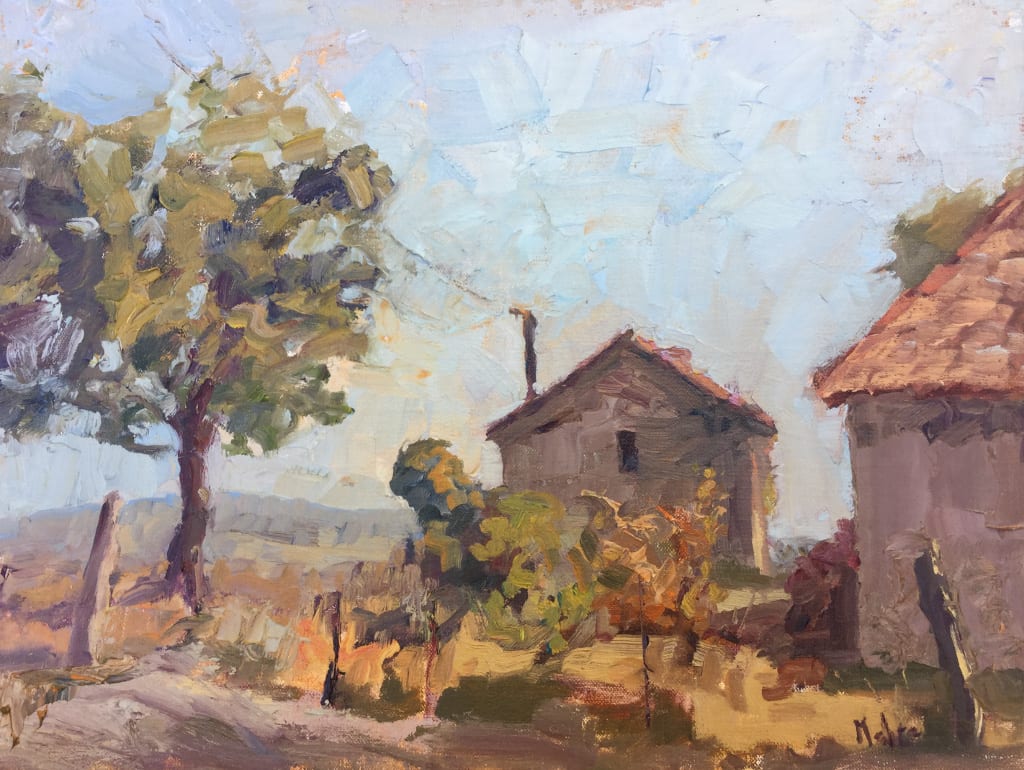 Milk House and Walnut Tree, Image 1.