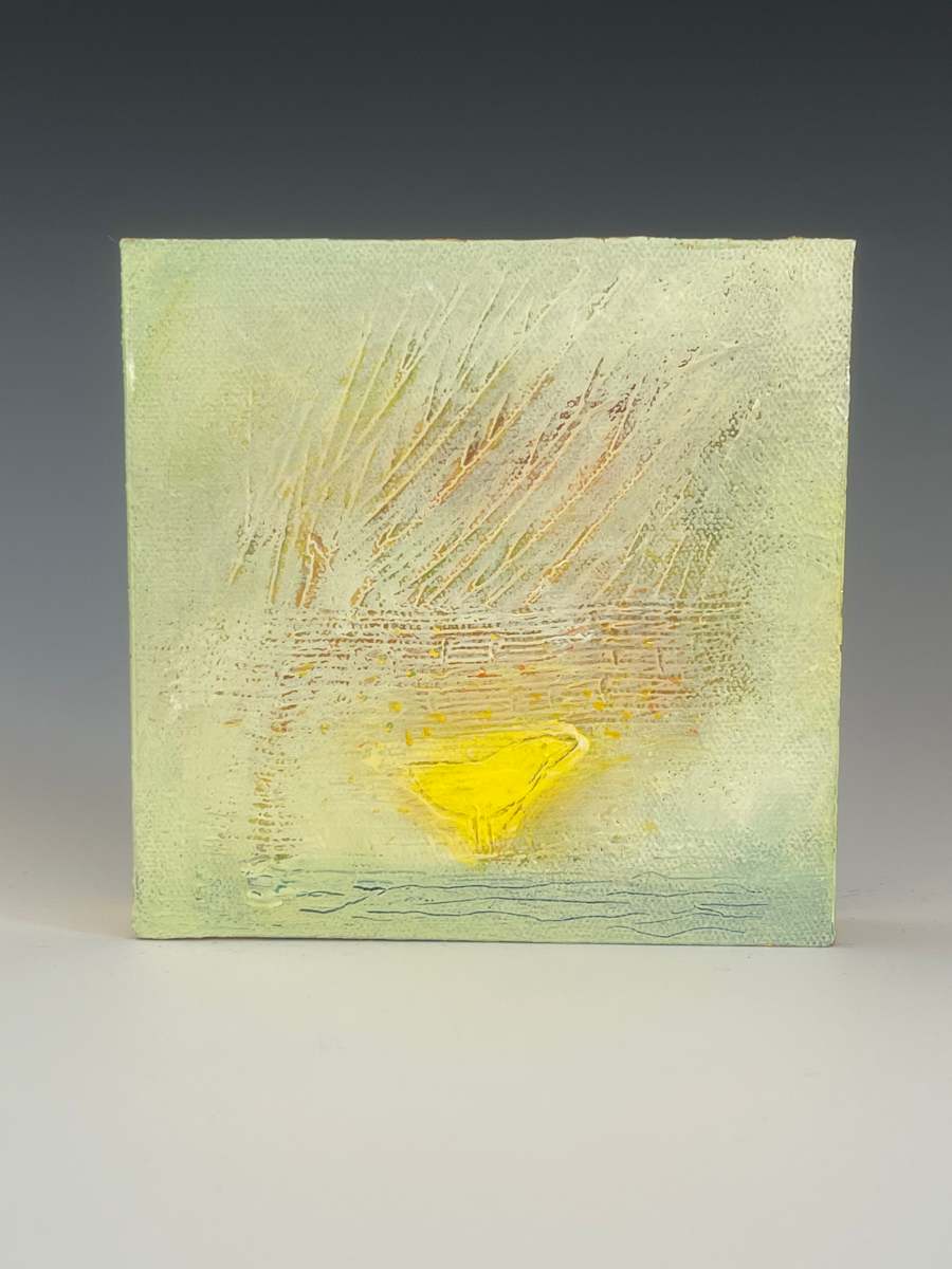 Yellow Bird / Meadow by Barbara Mayfield, Image 1.