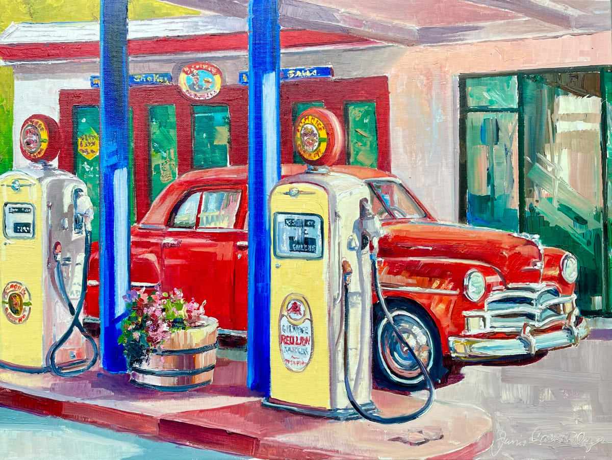 1950 Plymouth Supreme Deluxe #2 by Janis Casco Blayer Fine Art 