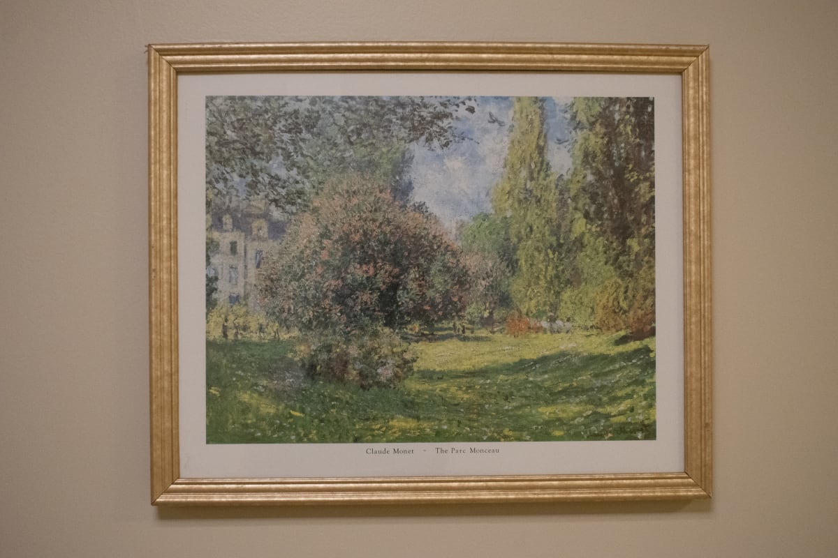 The Parc Monceau by Claude Monet 