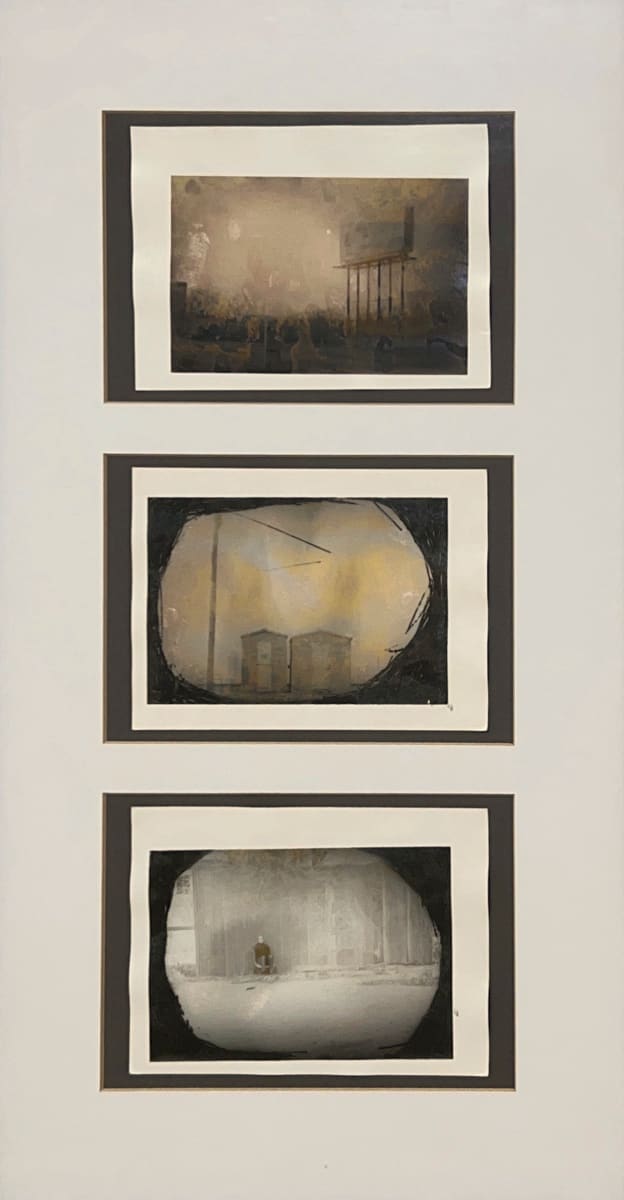 Untitled - Triptych by Michelle McWhirrer 