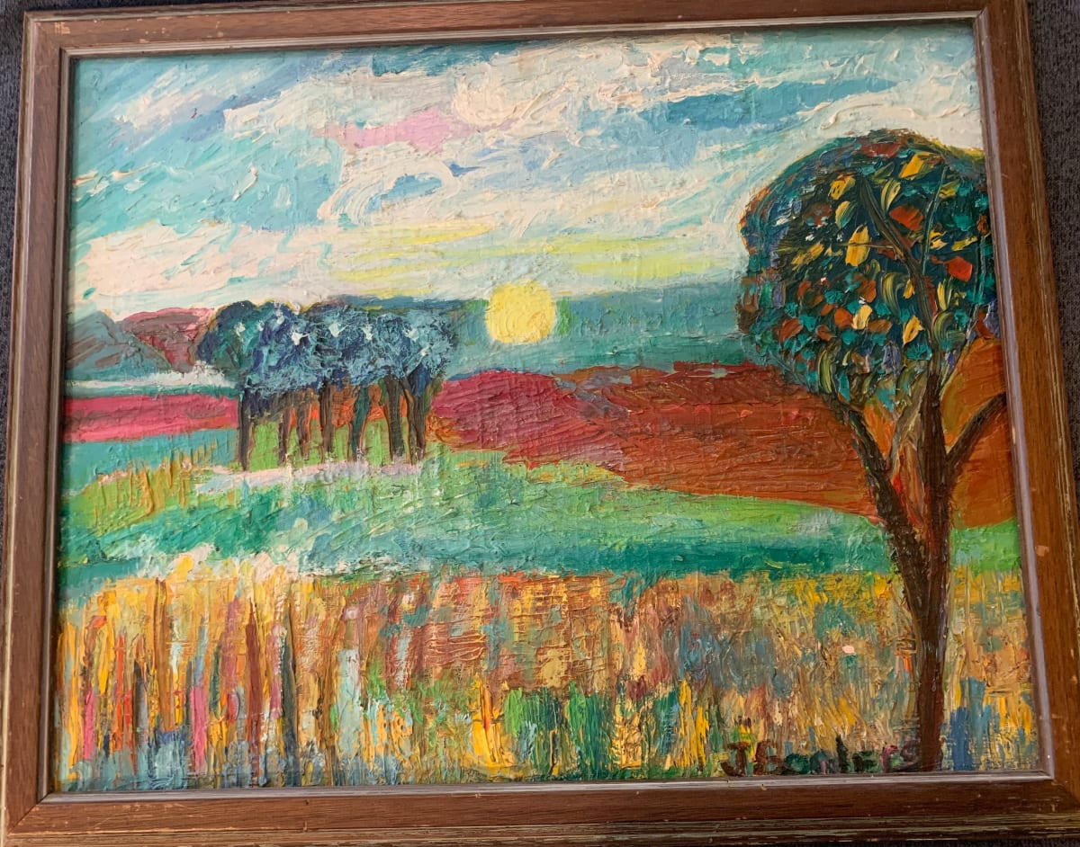 Love and Traveling Girl - Sunset over the Horizon by Janet Borders  Image: Sunset over Horizon Some Place far-away 