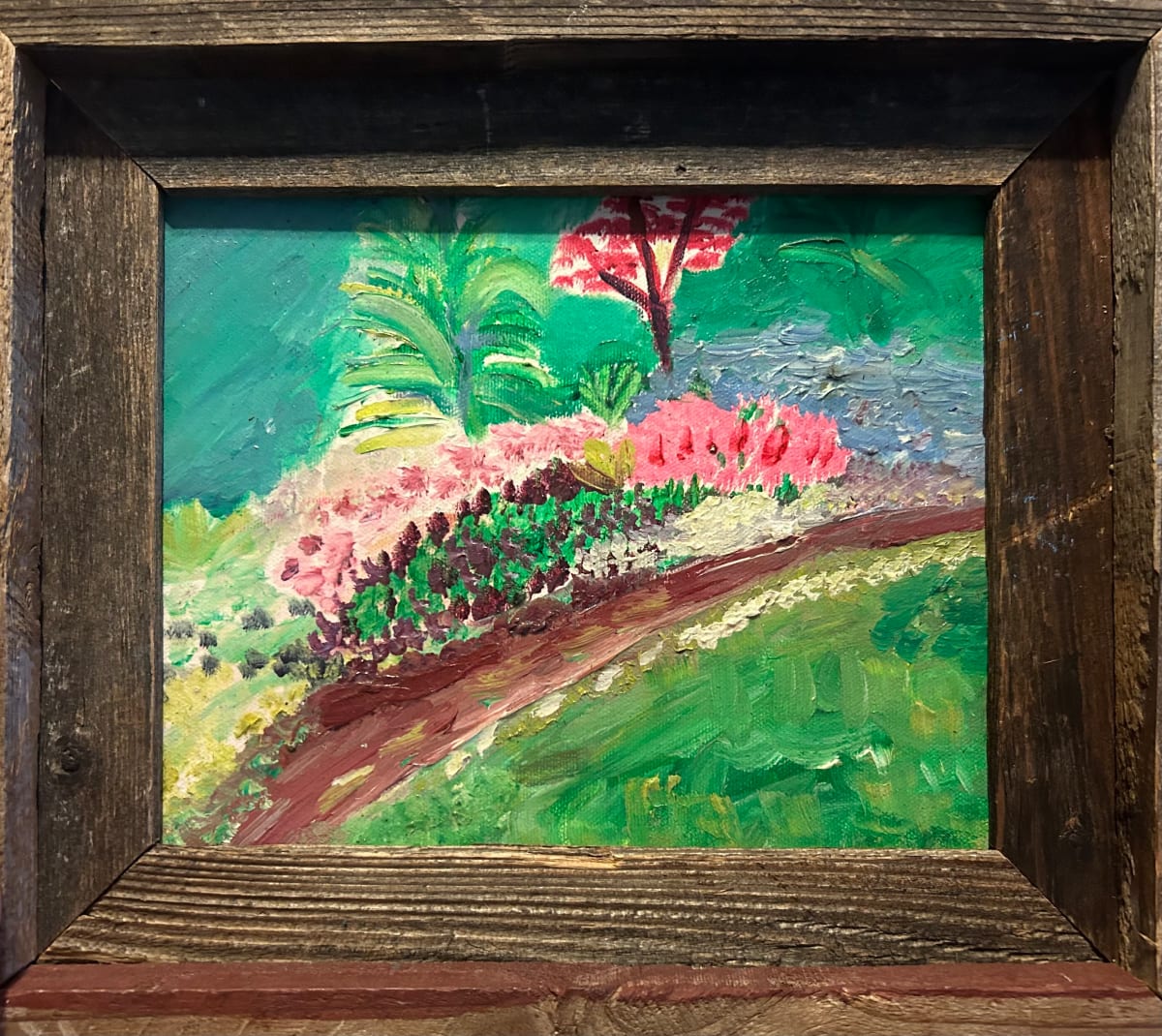 Mercer Botanical Garden by Janet Borders  Image: Fabulous art painted outside in Texas 
