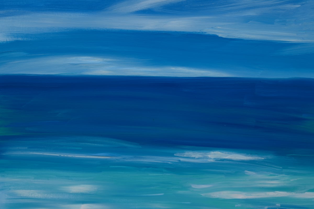 Ocean Dream V by Janet Borders  Image: love painting oceans ...so great this one is so beautiful 
