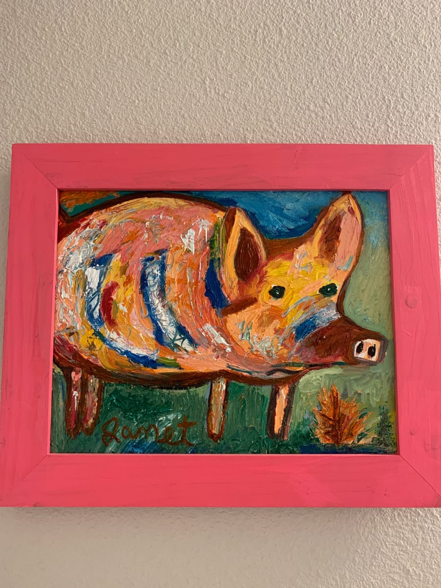 Pig galore by Janet Borders  Image: Pig walking 