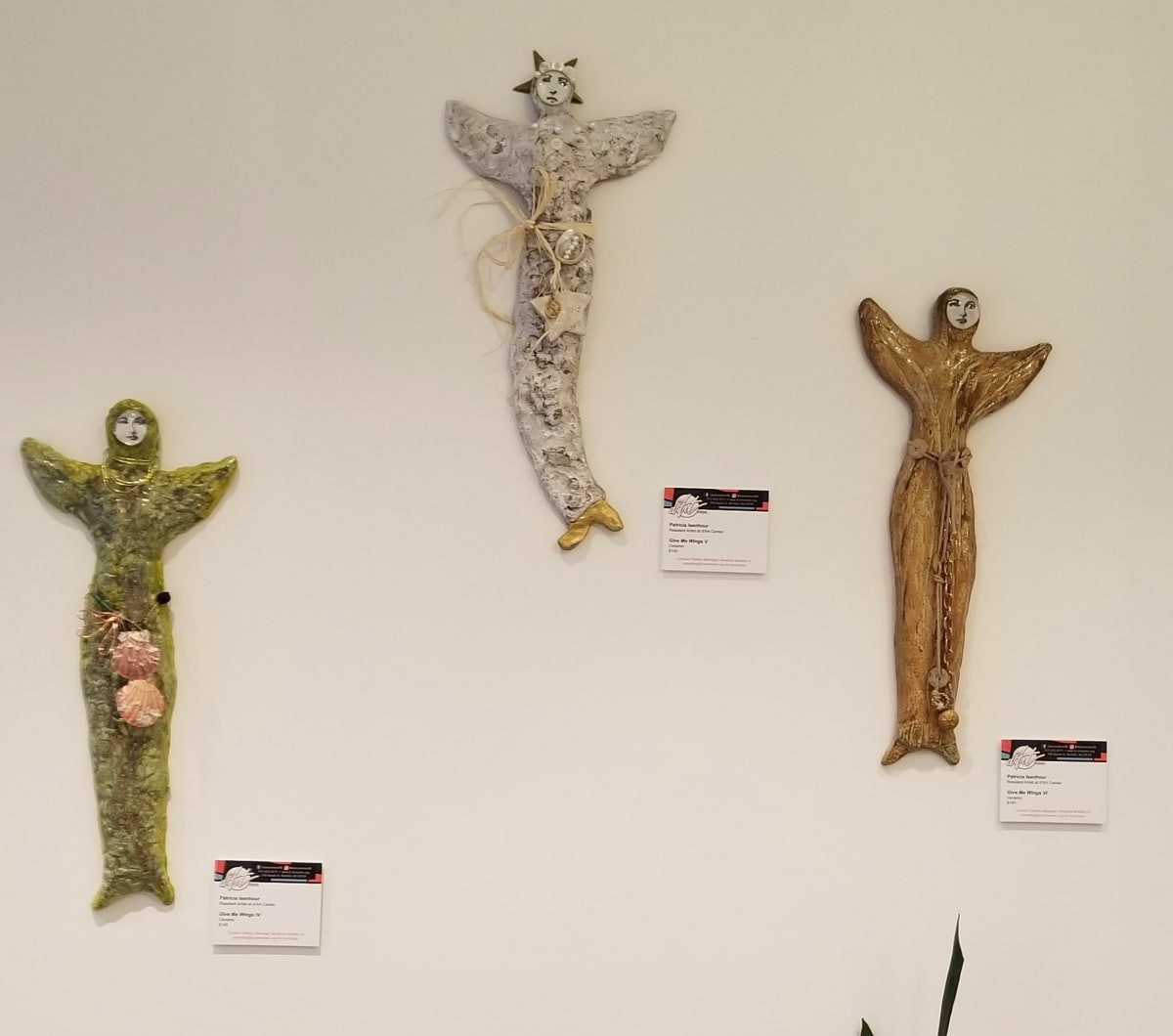 Give Me Wings (IV, V, VI) by Patricia Isenhour  Image: Sold Separately, $145 Each