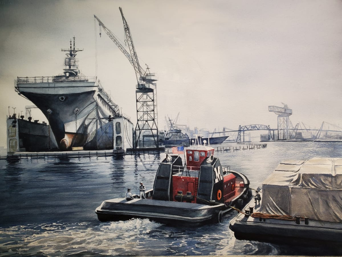 Work on the River by Terry Wylie 