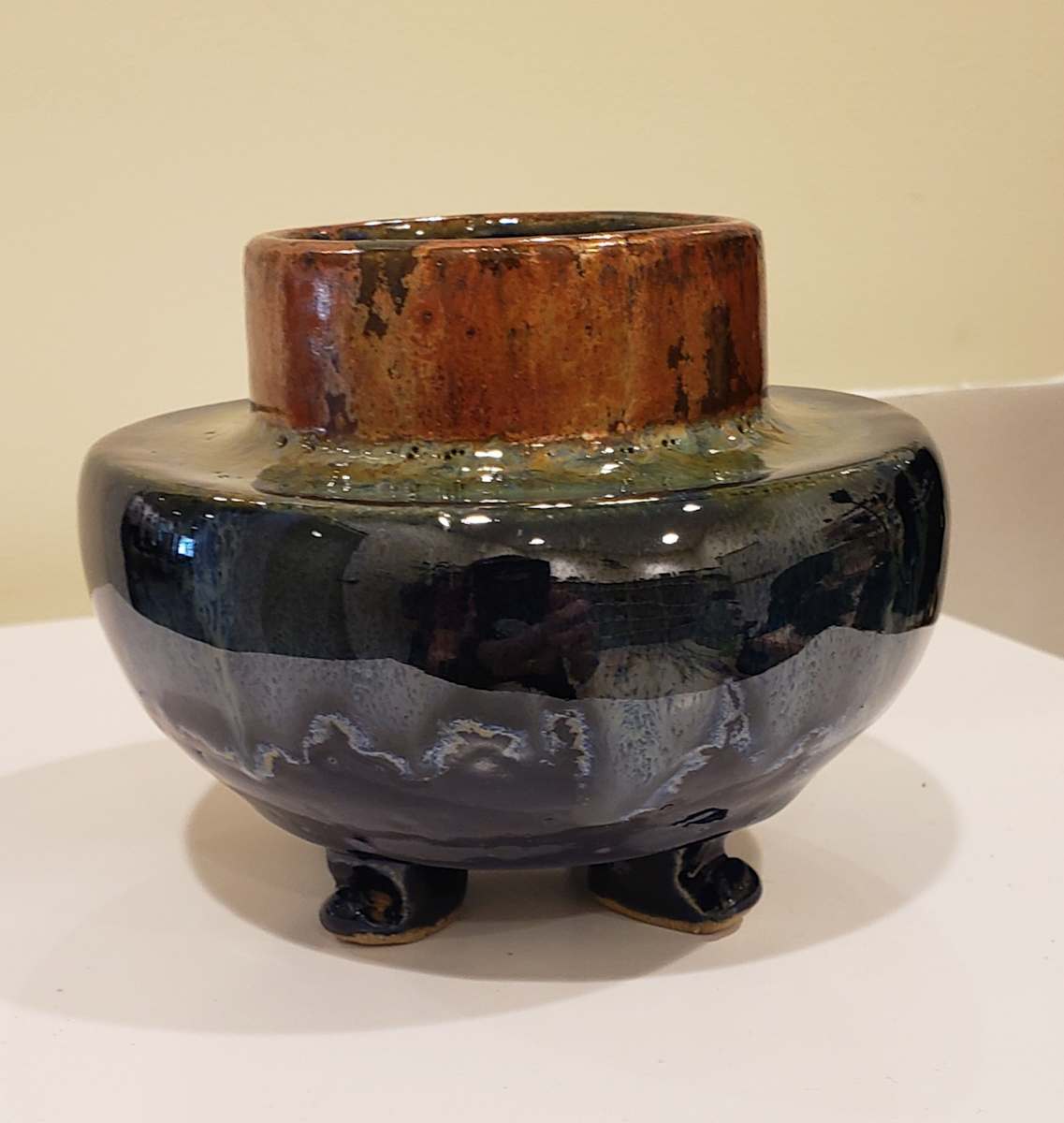 Footie Pot by Yvonne Hilliard-Bradley 