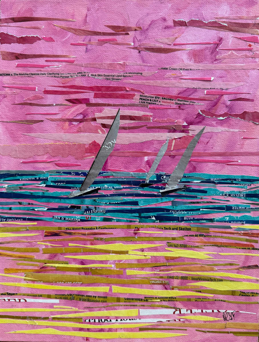 Sunset Regata by Alison Sykes-Fryer 