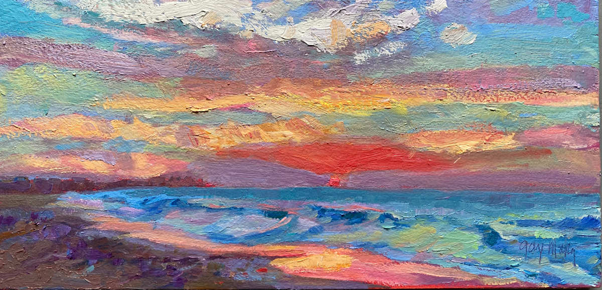 Scarlet Sky by Janice Gay Maker 
