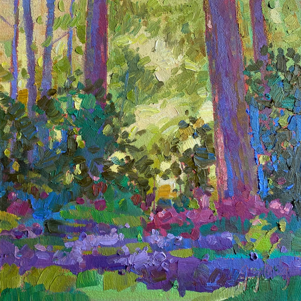 A Shaded Spot by Janice Gay Maker 