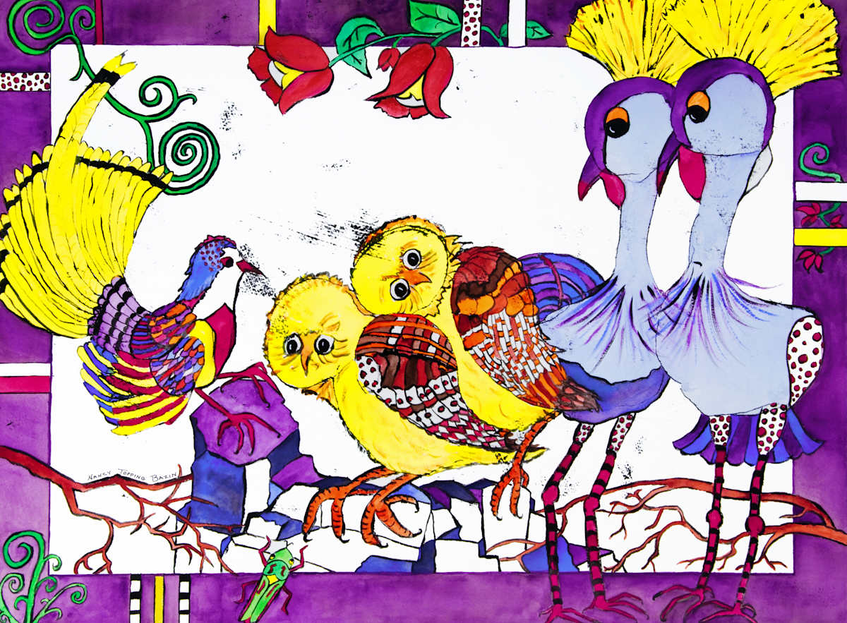 Affectionate Siblings by Nancy Topping Bazin, Image 1.