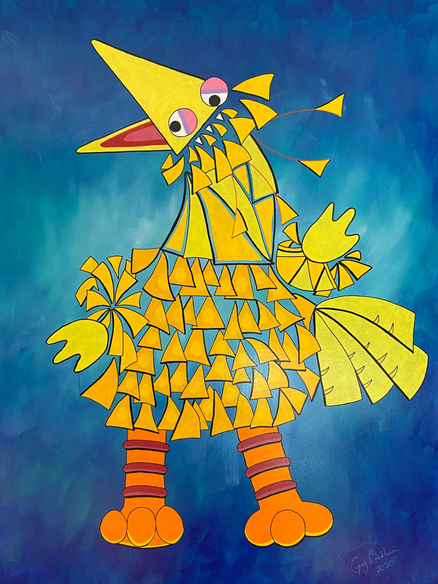 Big Blue Picasso by Greg Bockheim 