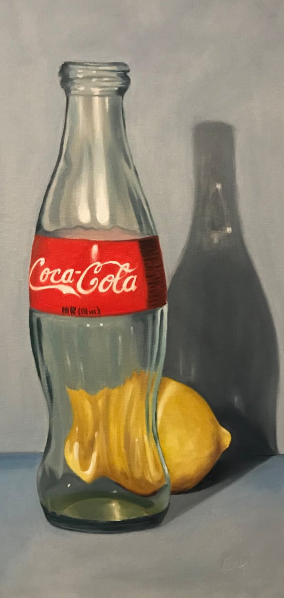 Coke Bottle and Lemon by Eafrica Johnson 