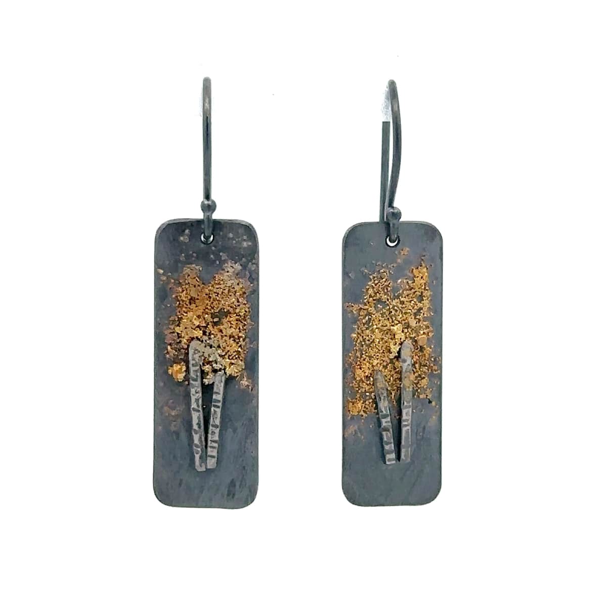 Aspen 2 Trees Dangle Earrings by Chapin Dimond 