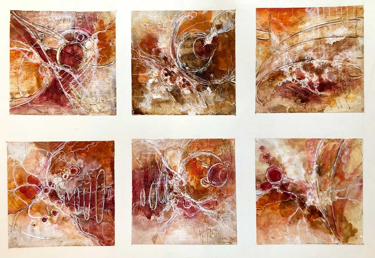 Autumn Pentaptych (set of 5, not 6) by Jonathan Fisher 