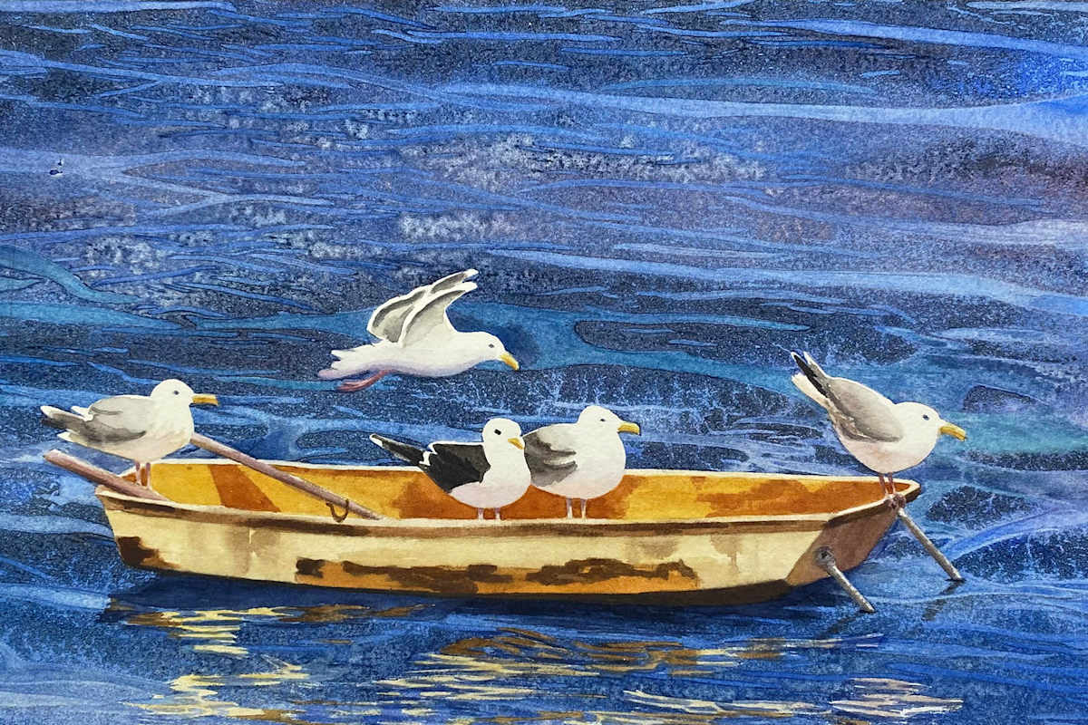 Party Boat by Ann Hart 