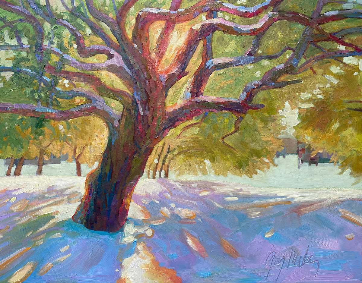 Winter Sun Rising by Janice Gay Maker 