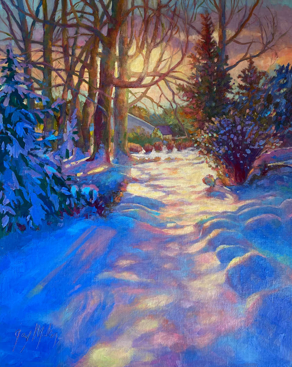 A Winter Morning Walk by Janice Gay Maker 