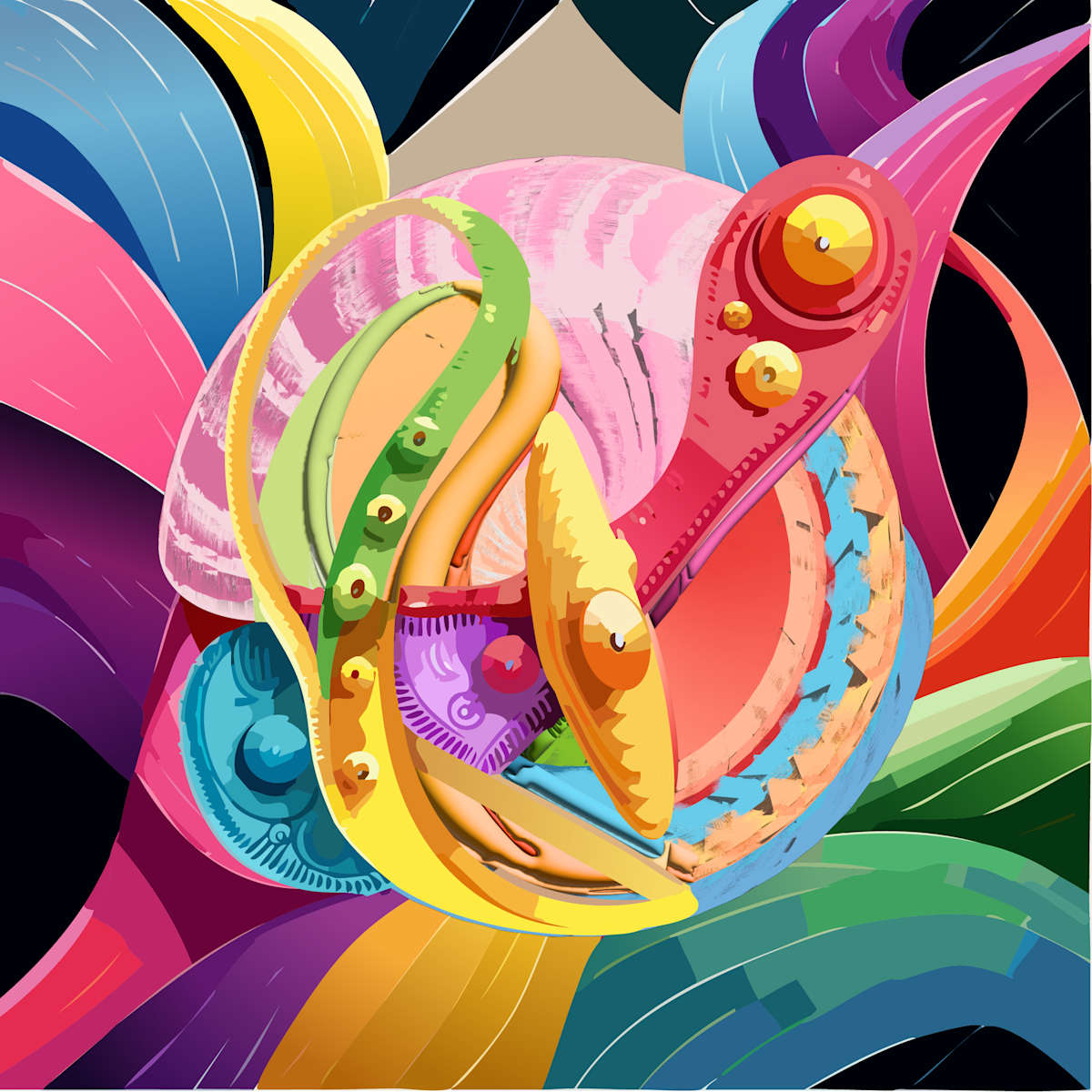 Space Dial/The Gilded Compass by Cecilia Judge 